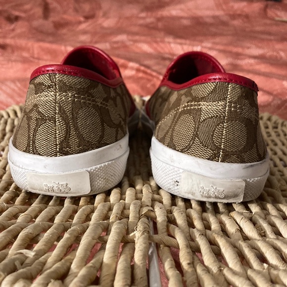 COACH Signature Monogram Slip-on shoes, Size 11. - Picture 8 of 12